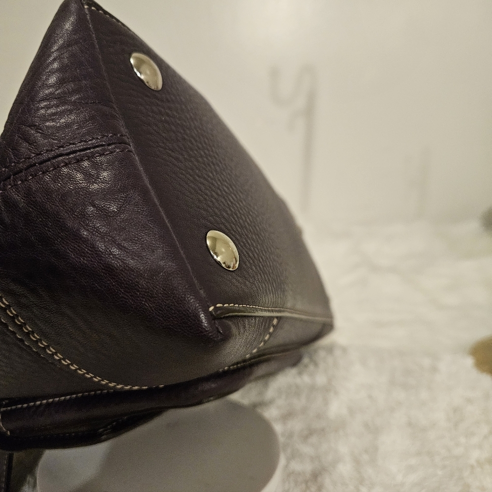 Coach Purple Satchel Bag. NWOT - Picture 4 of 9